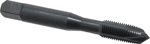 Spiral Point Tap: 3/8-24 UNF, 3 Flutes, Plug, 2B Class of Fit, High Speed Steel, Oxide Coated MPN:2886101