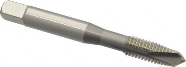 Spiral Point Tap: M8x1.25 Metric Coarse, 3 Flutes, Plug, 6H Class of Fit, High Speed Steel, Bright Finish MPN:2888400