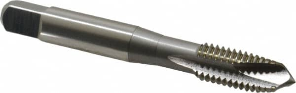 Spiral Point Tap: M10x1.50 Metric Coarse, 3 Flutes, Plug, 6H Class of Fit, High Speed Steel, Bright Finish MPN:2888500