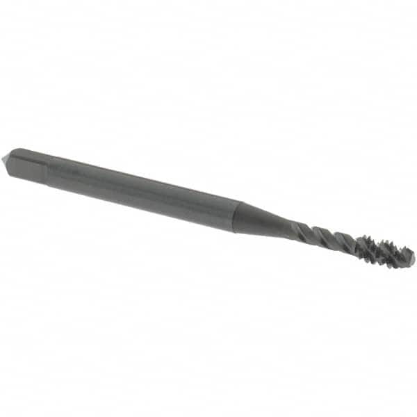 Spiral Flute Tap: #4-40 UNC, 3 Flutes, Modified Bottoming, Vanadium High Speed Steel, Oxide Coated MPN:2911401