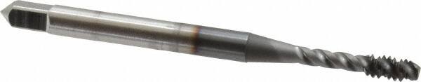 Spiral Flute Tap: #4-40 UNC, 3 Flutes, Modified Bottoming, Vanadium High Speed Steel, TICN Coated MPN:2911408