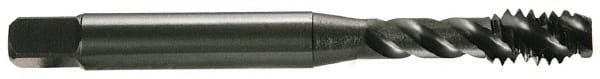 Spiral Flute Tap: #10-24 UNC, 3 Flutes, Modified Bottoming, 2B/3B Class of Fit, Vanadium High Speed Steel, TICN Coated MPN:2913408