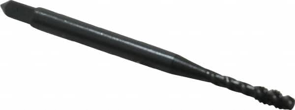 Spiral Flute Tap: #4-40 UNC, 3 Flutes, Modified Bottoming, Vanadium High Speed Steel, Oxide Coated MPN:2916601
