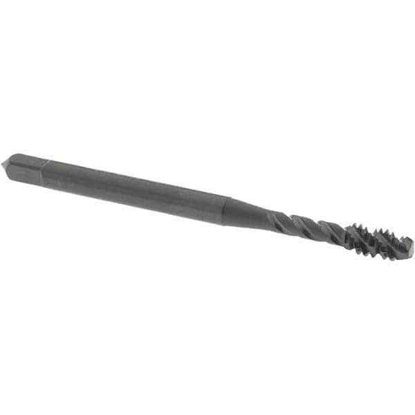 Spiral Flute Tap: #6-32 UNC, 3 Flutes, Modified Bottoming, Vanadium High Speed Steel, Oxide Coated MPN:2917401