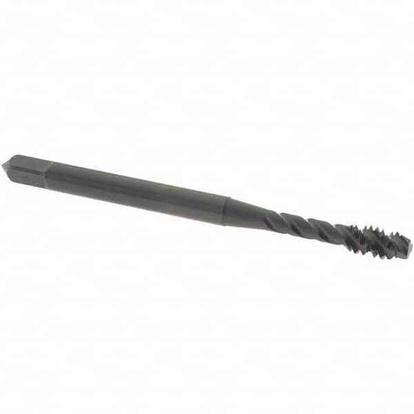 Spiral Flute Tap: #6-32 UNC, 3 Flutes, Modified Bottoming, Vanadium High Speed Steel, Oxide Coated MPN:2917501