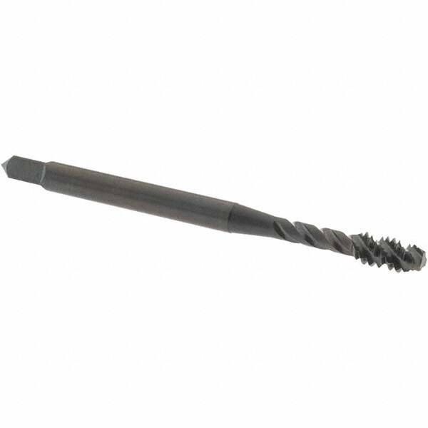 Spiral Flute Tap: #6-32 UNC, 3 Flutes, Modified Bottoming, Vanadium High Speed Steel, Oxide Coated MPN:2917701