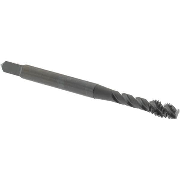 Spiral Flute Tap: #8-32 UNC, 3 Flutes, Modified Bottoming, Vanadium High Speed Steel, Oxide Coated MPN:2917801