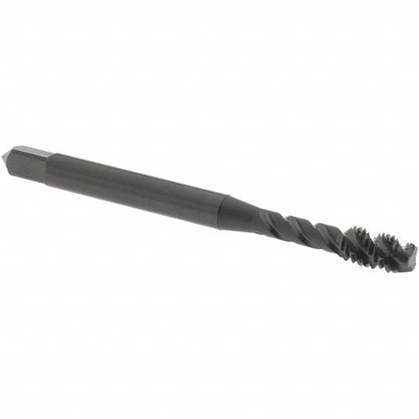 Spiral Flute Tap: #10-32 UNF, 3 Flutes, Modified Bottoming, Vanadium High Speed Steel, Oxide Coated MPN:2918801
