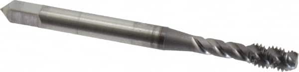 Spiral Flute Tap: #10-32 UNF, 3 Flutes, Modified Bottoming, Vanadium High Speed Steel, TICN Coated MPN:2919008