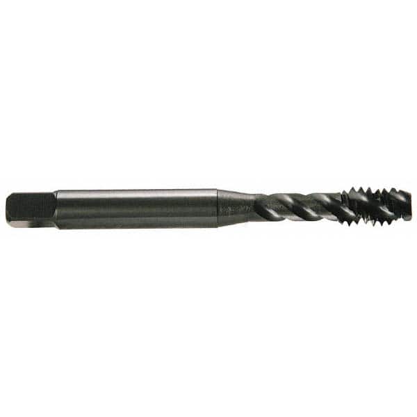 Spiral Flute Tap: #10-24 UNC, 3 Flutes, Modified Bottoming, Vanadium High Speed Steel, TICN Coated MPN:2923408