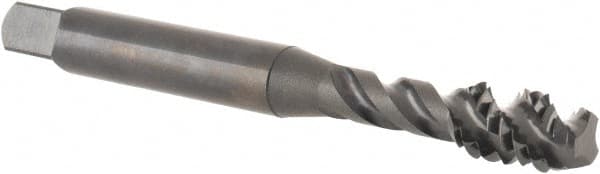 Spiral Flute Tap: 1/4-20 UNC, 3 Flutes, Modified Bottoming, 3B Class of Fit, Vanadium High Speed Steel, Oxide Coated MPN:2930001