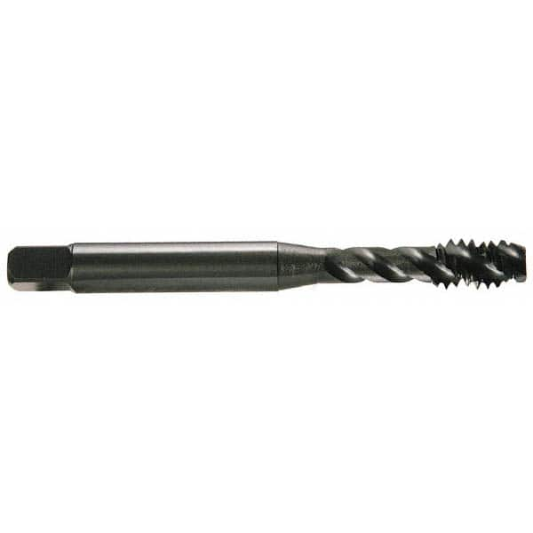 Spiral Flute Tap: 7/8-14 UNF, 4 Flutes, Modified Bottoming, 3B Class of Fit, Vanadium High Speed Steel, TICN Coated MPN:2939208