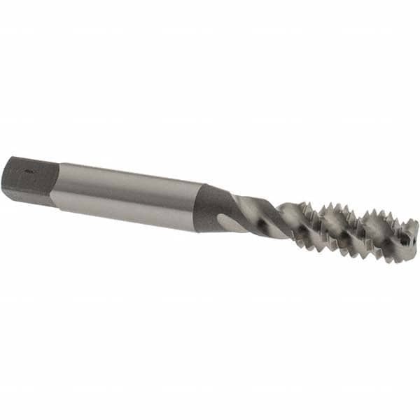 Spiral Flute Tap: 5/16-18 UNC, 3 Flutes, Bottoming, 2B Class of Fit, High Speed Steel, Bright/Uncoated MPN:2985800