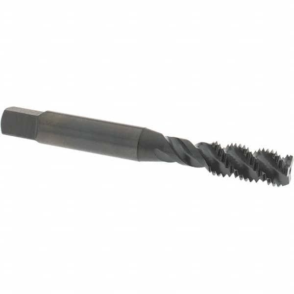 Spiral Flute Tap: 5/16-24 UNF, 3 Flutes, Bottoming, 2B Class of Fit, High Speed Steel, Oxide Coated MPN:2985901