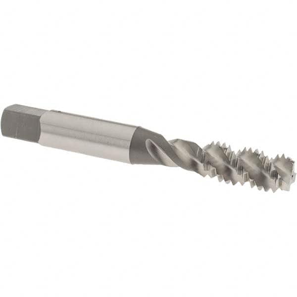 Spiral Flute Tap: 3/8-16 UNC, 3 Flutes, Bottoming, 2B Class of Fit, High Speed Steel, Bright/Uncoated MPN:2986000