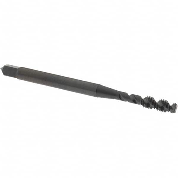 Spiral Flute Tap: #5-40 UNC, 2 Flutes, Bottoming, 2B Class of Fit, High Speed Steel, Oxide Coated MPN:2986501