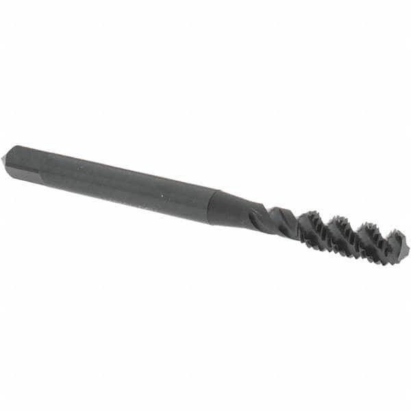 Spiral Flute Tap: M5x0.80 Metric Coarse, 3 Flutes, Bottoming, 6H Class of Fit, High Speed Steel, Oxide Coated MPN:2988201