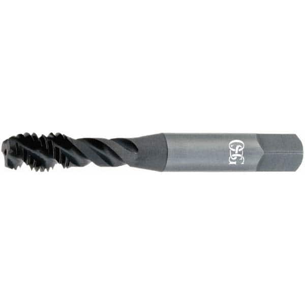 Spiral Flute Tap: M7x1.00 Metric Coarse, 3 Flutes, Modified Bottoming, Vanadium High Speed Steel, Bright/Uncoated MPN:2991100