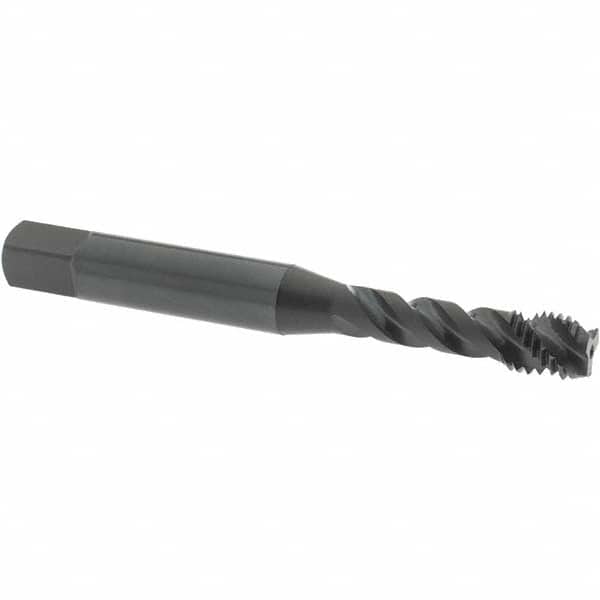 Spiral Flute Tap: M7x1.00 Metric Coarse, 3 Flutes, Modified Bottoming, Vanadium High Speed Steel, Oxide Coated MPN:2991101