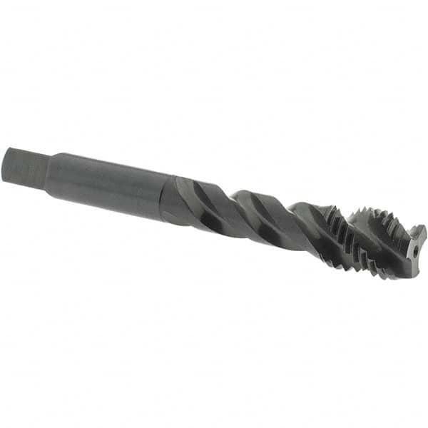 Spiral Flute Tap: M12x1.50 Metric Fine, 3 Flutes, Modified Bottoming, Vanadium High Speed Steel, Oxide Coated MPN:2992201