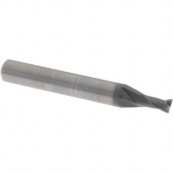 Square End Mill: 0.1457'' Dia, 0.2205'' LOC, 2 Flutes, Solid Carbide MPN:3181837