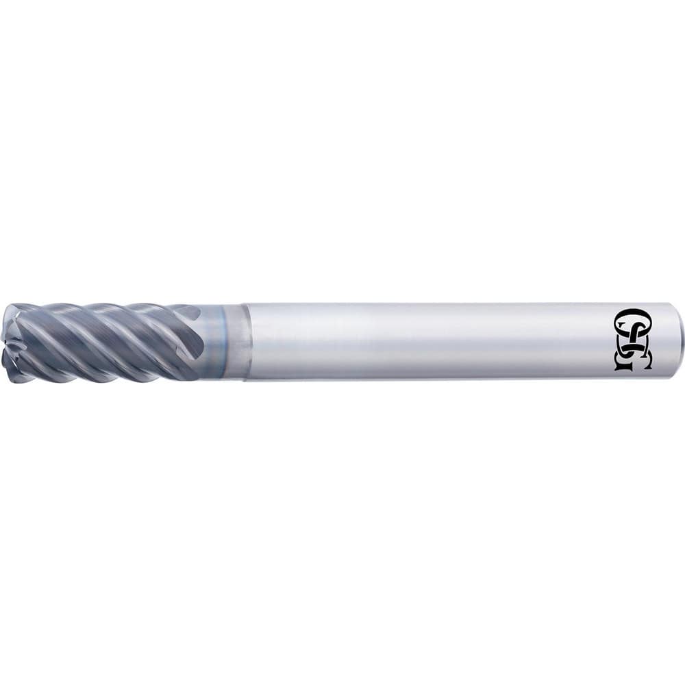 Corner Radius End Mill: 8 mm Dia, 16 mm LOC, 6 Flutes, Solid Carbide MPN:3188208