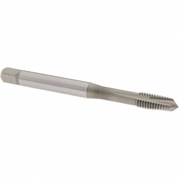 Spiral Point Tap: M8x1.25, 3 Flutes, Plug, 6H Class of Fit, Powdered Metal, HR Coated MPN:3380008255