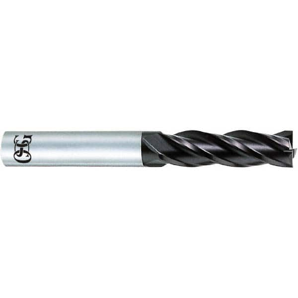 Square End Mill: 0.3937'' Dia, 1.3386'' LOC, 4 Flutes, Solid Carbide MPN:37420014