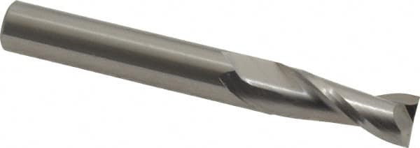 Square End Mill: 5/16'' Dia, 13/16'' LOC, 5/16'' Shank Dia, 2-1/2'' OAL, 2 Flutes, Solid Carbide MPN:402-3125