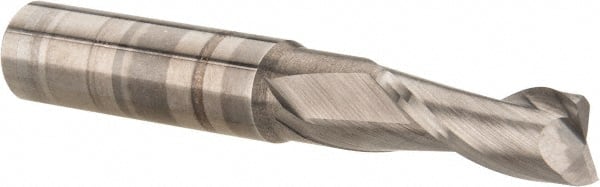 Square End Mill: 21/64'' Dia, 7/8'' LOC, 3/8'' Shank Dia, 2-1/2'' OAL, 2 Flutes, Solid Carbide MPN:402-3281