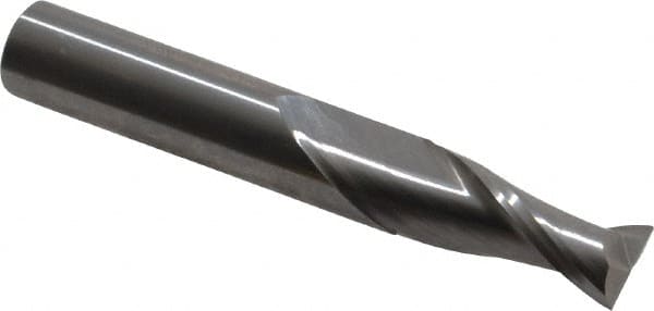 Square End Mill: 23/64'' Dia, 7/8'' LOC, 3/8'' Shank Dia, 2-1/2'' OAL, 2 Flutes, Solid Carbide MPN:402-3594