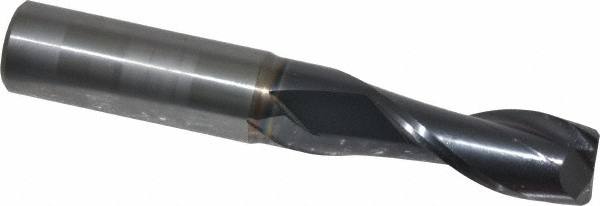 Square End Mill: 13/32'' Dia, 1'' LOC, 7/16'' Shank Dia, 2-3/4'' OAL, 2 Flutes, Solid Carbide MPN:402-406211