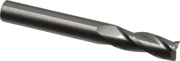 Square End Mill: 2 mm Dia, 7 mm LOC, 3 Flute, Solid Carbide MPN:403-078711