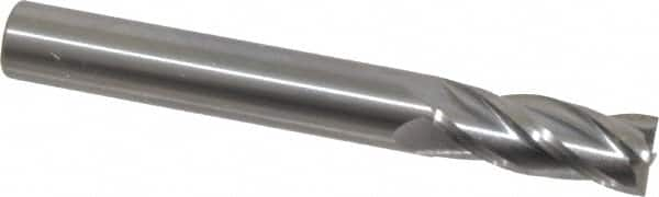 Square End Mill: 5/16'' Dia, 13/16'' LOC, 5/16'' Shank Dia, 2-1/2'' OAL, 4 Flutes, Solid Carbide MPN:404-3125