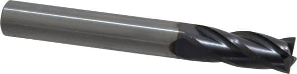 Square End Mill: 5/16'' Dia, 13/16'' LOC, 5/16'' Shank Dia, 2-1/2'' OAL, 4 Flutes, Solid Carbide MPN:404-312511