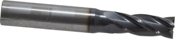 Square End Mill: 21/64'' Dia, 7/8'' LOC, 3/8'' Shank Dia, 2-1/2'' OAL, 4 Flutes, Solid Carbide MPN:404-328111