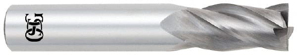 Square End Mill: 23/64'' Dia, 7/8'' LOC, 3/8'' Shank Dia, 2-1/2'' OAL, 4 Flutes, Solid Carbide MPN:404-359411