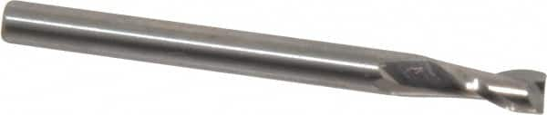 Square End Mill: 1/8'' Dia, 1/4'' LOC, 1/8'' Shank Dia, 1-1/2'' OAL, 2 Flutes, Solid Carbide MPN:412-1250