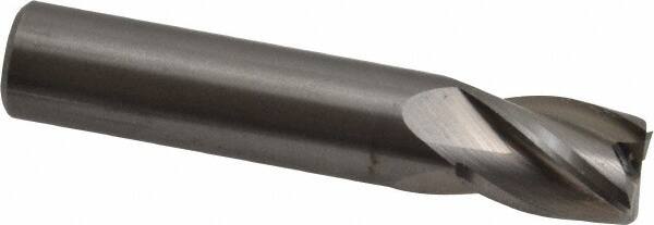 Square End Mill: 0.4724'' Dia, 0.6299'' LOC, 4 Flutes, Solid Carbide MPN:414-4724