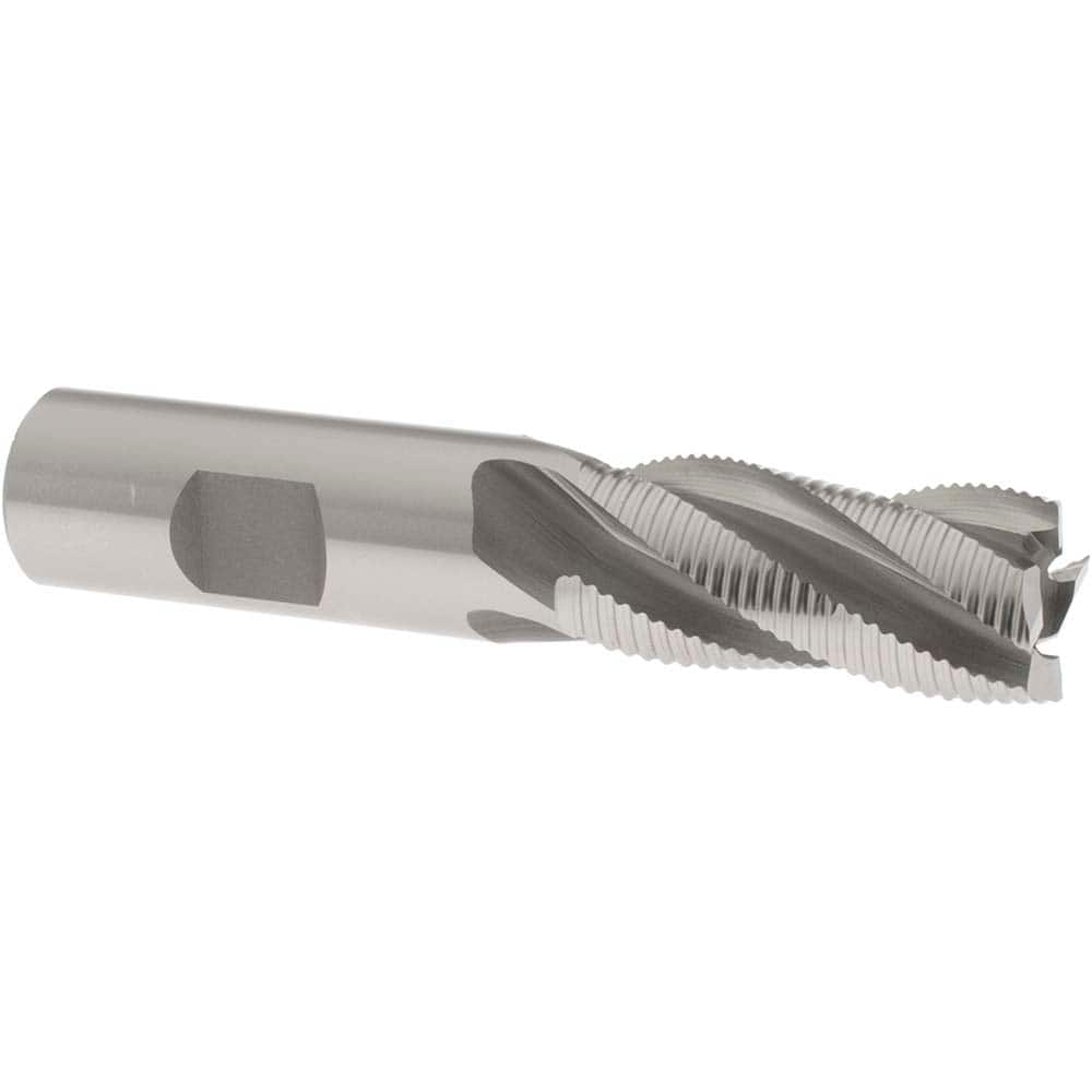 Square End Mill: 3/4'' Dia, 1-5/8'' LOC, 3/4'' Shank Dia, 3-7/8'' OAL, 4 Flutes, Cobalt MPN:4501300