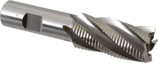 Square End Mill: 1'' Dia, 2'' LOC, 3/4'' Shank Dia, 4-1/4'' OAL, 5 Flutes, Cobalt MPN:4510100