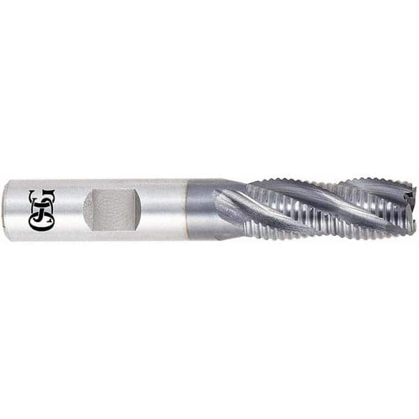 Square End Mill: 1/2'' Dia, 1/2'' LOC, 1/2'' Shank Dia, 2-1/2'' OAL, 3 Flutes, Cobalt MPN:4550008