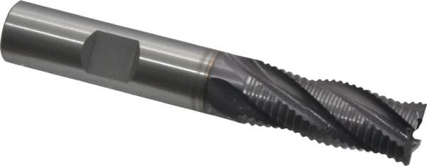 Square End Mill: 1/2'' Dia, 1-1/4'' LOC, 1/2'' Shank Dia, 3-1/4'' OAL, 4 Flutes, Cobalt MPN:4550108