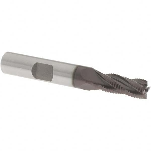 Square End Mill: 5/16'' Dia, 3/4'' LOC, 3/8'' Shank Dia, 2-1/2'' OAL, 4 Flutes, Cobalt MPN:4559411