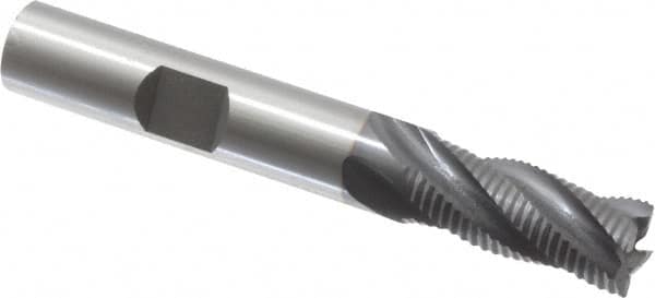 Square End Mill: 3/8'' Dia, 7/8'' LOC, 3/8'' Shank Dia, 2-5/8'' OAL, 4 Flutes, Cobalt MPN:4559708