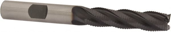 Square End Mill: 3/8'' Dia, 1-1/2'' LOC, 3/8'' Shank Dia, 3-1/4'' OAL, 4 Flutes, Cobalt MPN:4559808