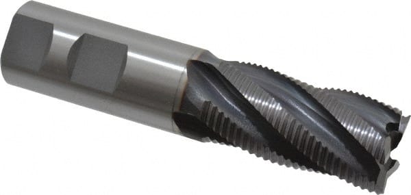 Square End Mill: 1'' Dia, 2'' LOC, 1'' Shank Dia, 4-1/2'' OAL, 5 Flutes, Cobalt MPN:4560508