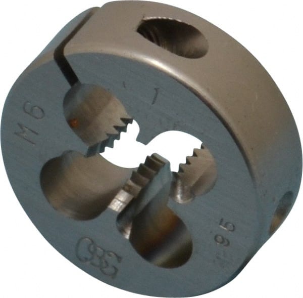 Round Die: M6x1, High Speed Steel MPN:46038