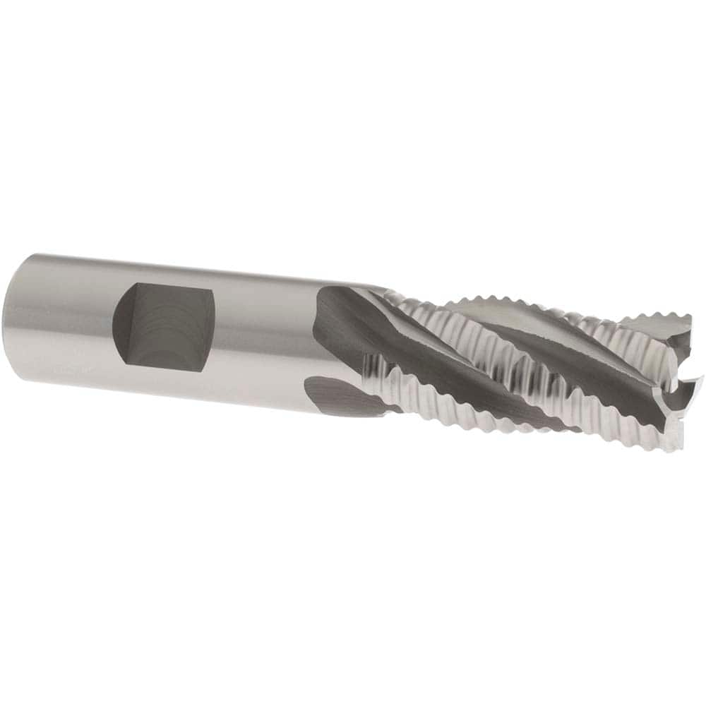 Square End Mill: 3/4'' Dia, 1-5/8'' LOC, 3/4'' Shank Dia, 3-7/8'' OAL, 4 Flutes, Cobalt MPN:4901300