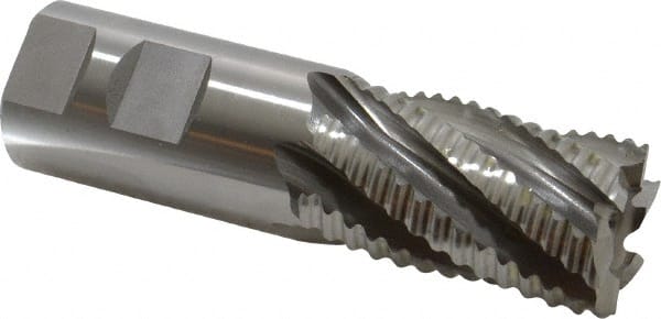 Square End Mill: 1-1/4'' Dia, 2'' LOC, 1-1/4'' Shank Dia, 4-1/2'' OAL, 6 Flutes, Cobalt MPN:4912100